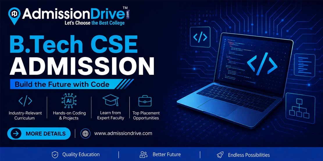 B.Tech CSE Admission 2026