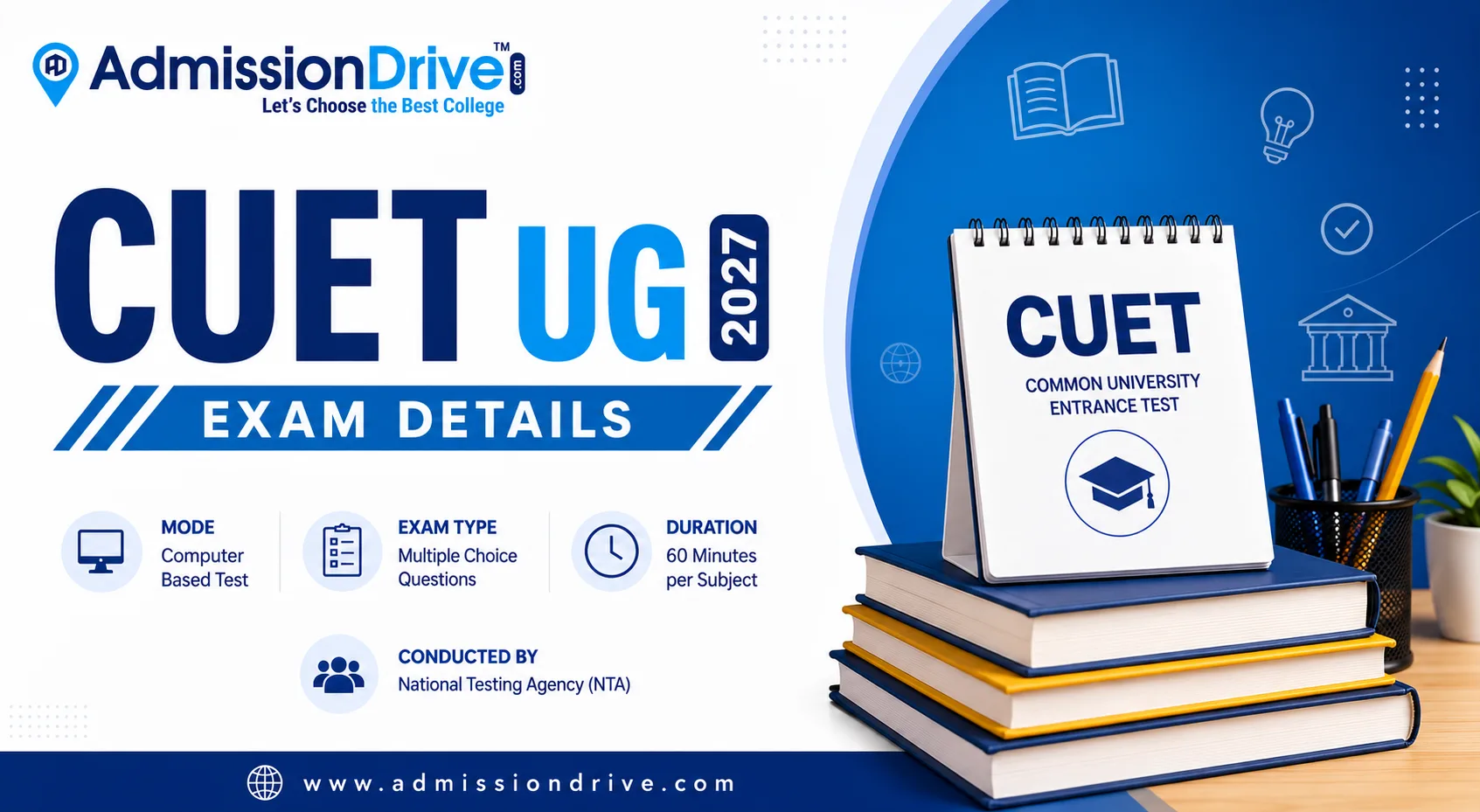 CUET UG exam 2027 details