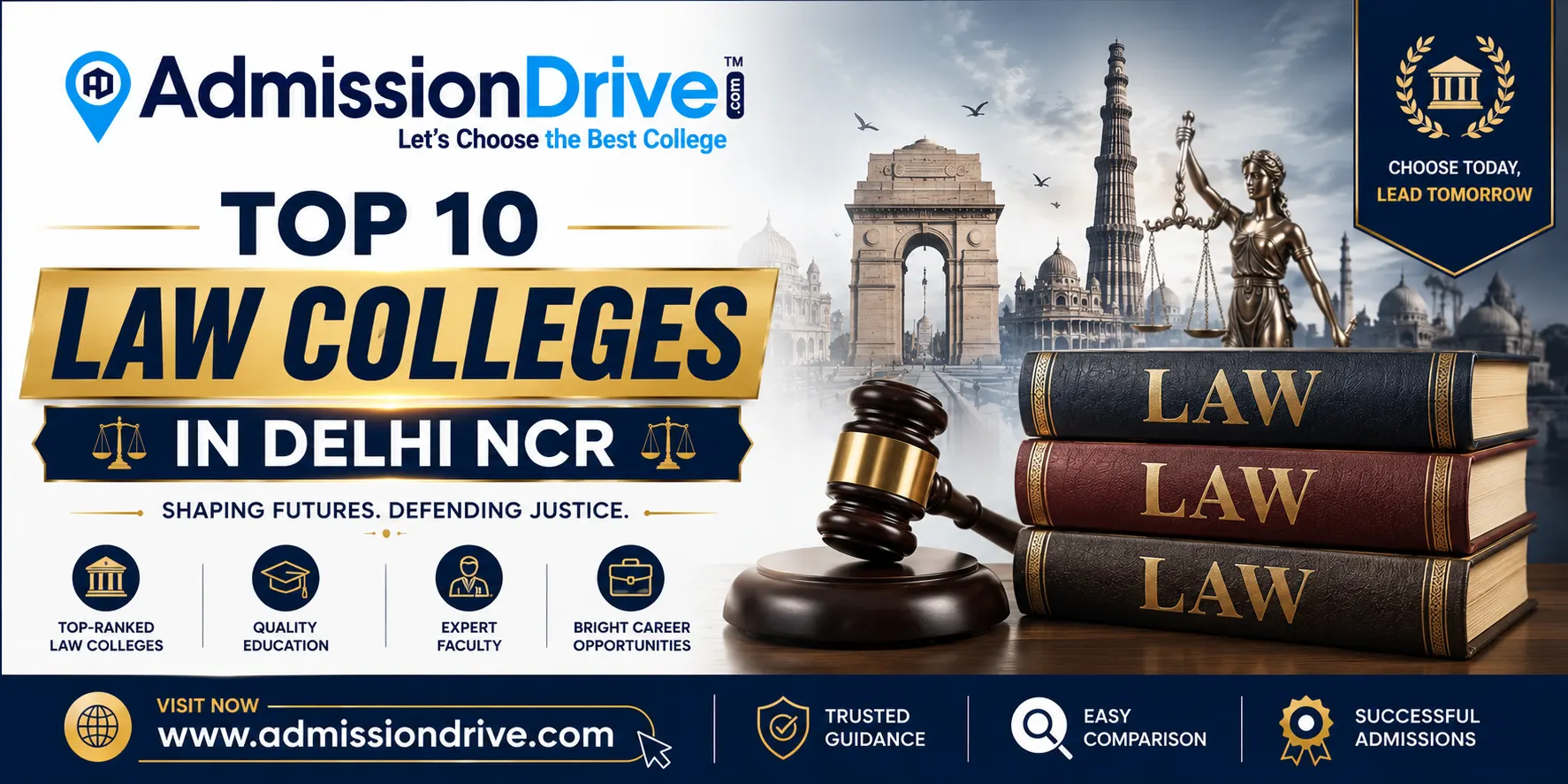 Top 10 Law Colleges in Delhi NCR 2026