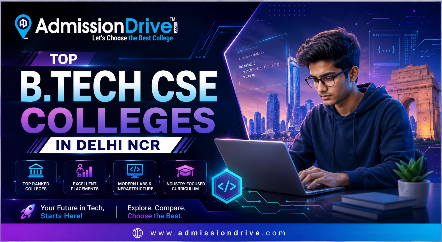 top B.Tech CSE Colleges in Delhi NCR 2026