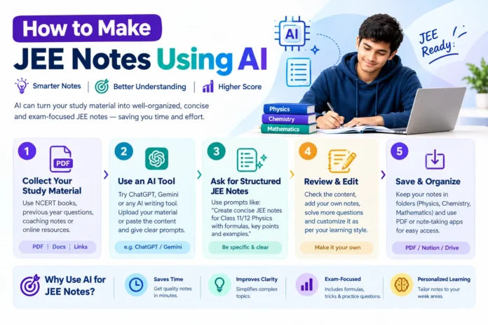 How to Make JEE Notes Using AI How to Make JEE Notes Using AI